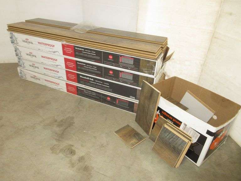 Mohawk waterproof laminate wood flooring, color woodmill oak, 10mm and 2mm pad, 6 1/2"W x 47 1/2