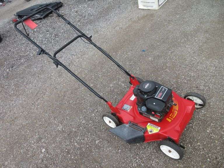 Rally 20" lawn mower, Briggs & Stratton 300 series, 148cc, 4.50 ft/lbs