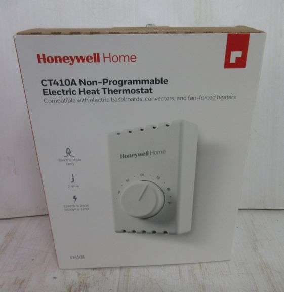Honeywell CT410A nonprogrammable thermostat, will work on fan forced