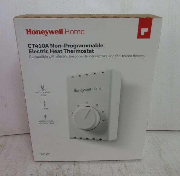 Honeywell CT410A nonprogrammable thermostat, compatible with all