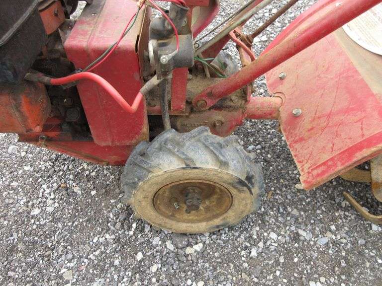 TroyBilt Junior rear tine rototiller, electric start, Tecumseh engine