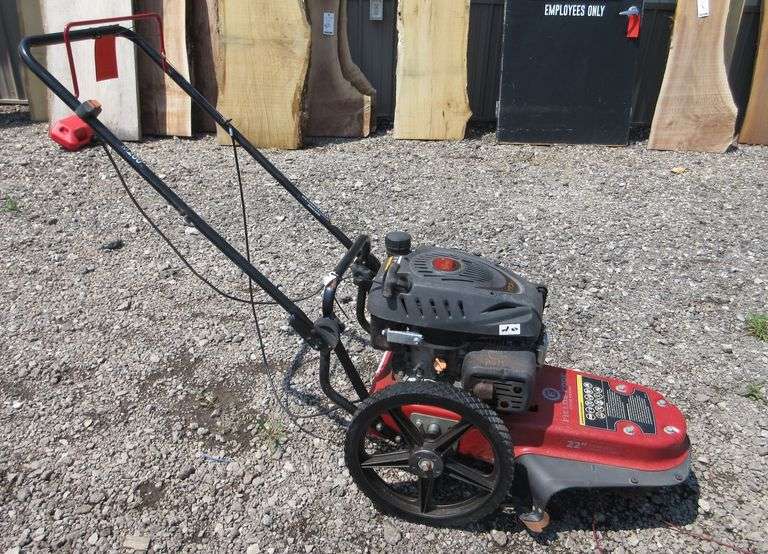 Fields edge string mower, 173cc, drive engage cable is broken, won't