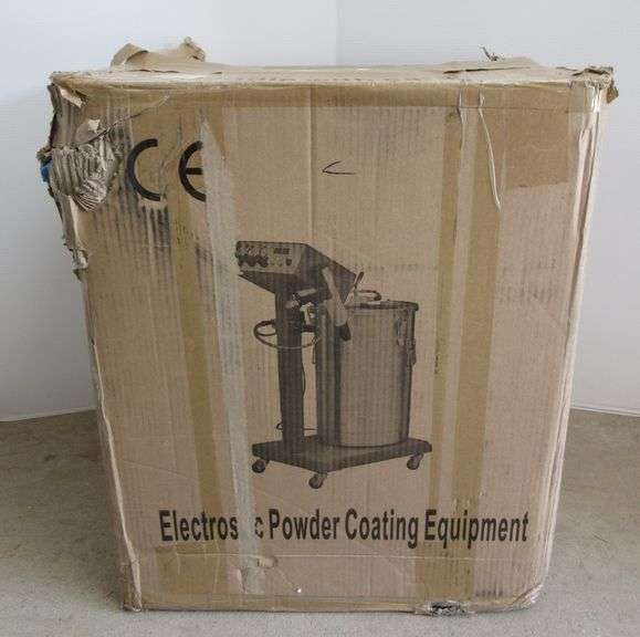 Mophorn 50W 4L electrostatic powder coating and spray gun, paint 450g WX 958 powder coating