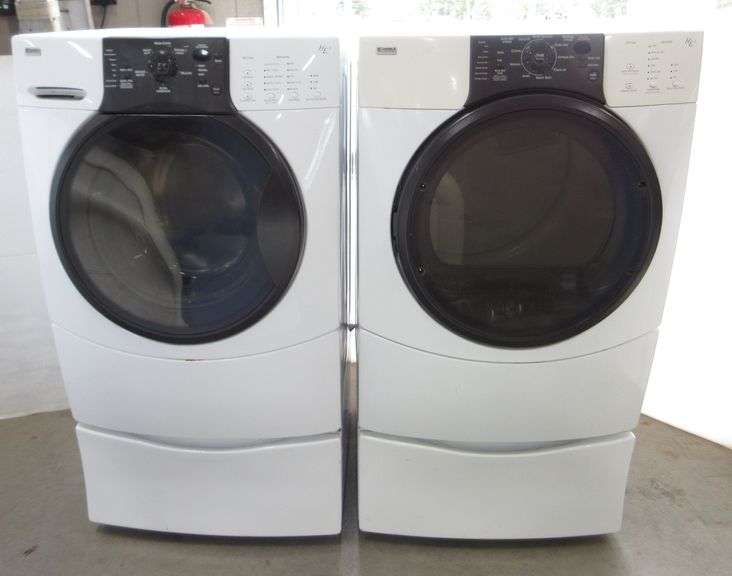 Kenmore Elite HE3 washing machine and electric clothes dryer set, each