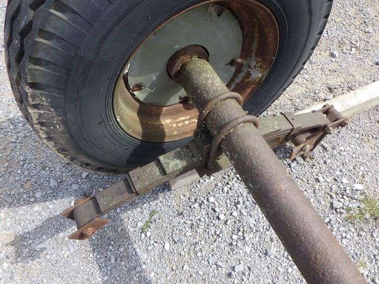Mobile home trailer axle Albrecht Auction Service