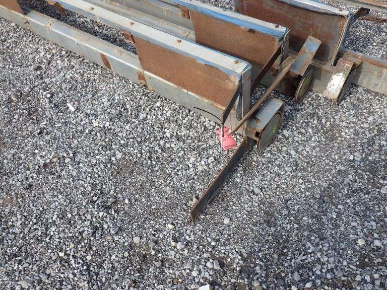 (4) Vintage tarp systems for gravity wagons, fair Albrecht Auction