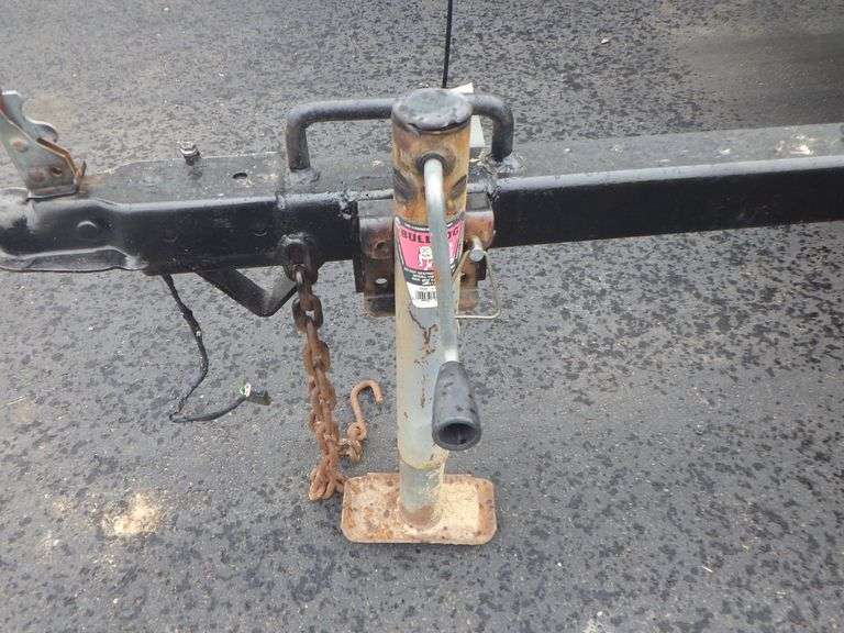 Snowmobile/utility trailer, 8'W x 10'L, treated wood deck tilts, 2