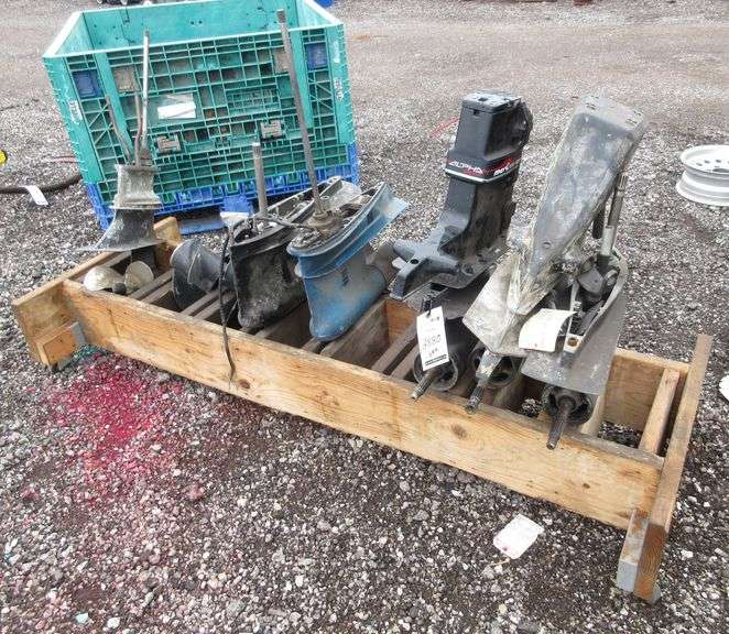 Assorted boat transmissions, may or may not work, good for parts, comes