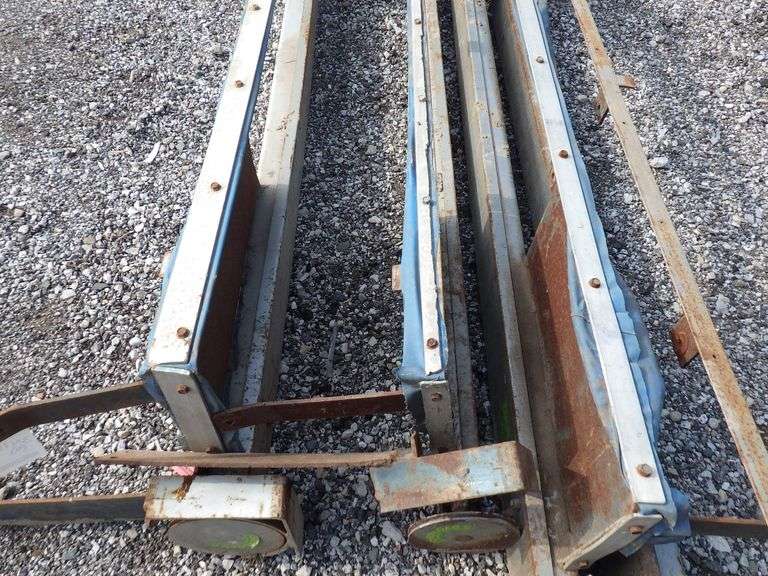 (4) Vintage tarp systems for gravity wagons, fair Albrecht Auction