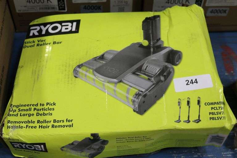 Ryobi Stick Vac Dual Roller Bar Auction HUB Texas