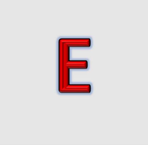 Letter E