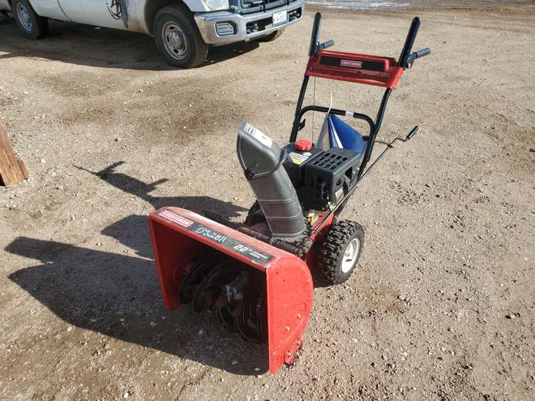 Craftsman 22" Snow Blower Assiter Auctioneers
