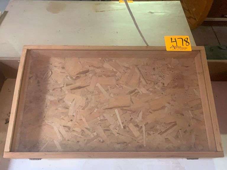 Wood & Glass Display Box Assiter Auctioneers