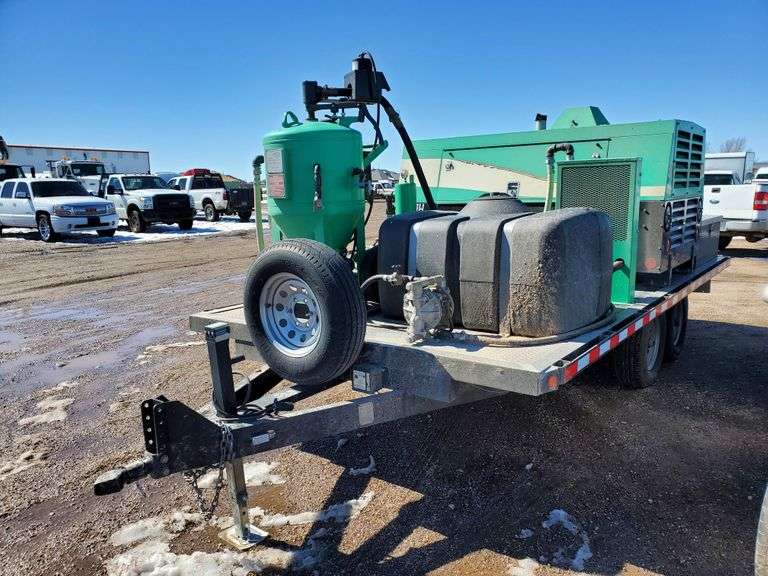 2017 MMLJ Sand Blasting Flatbed Trailer Assiter Auctioneers