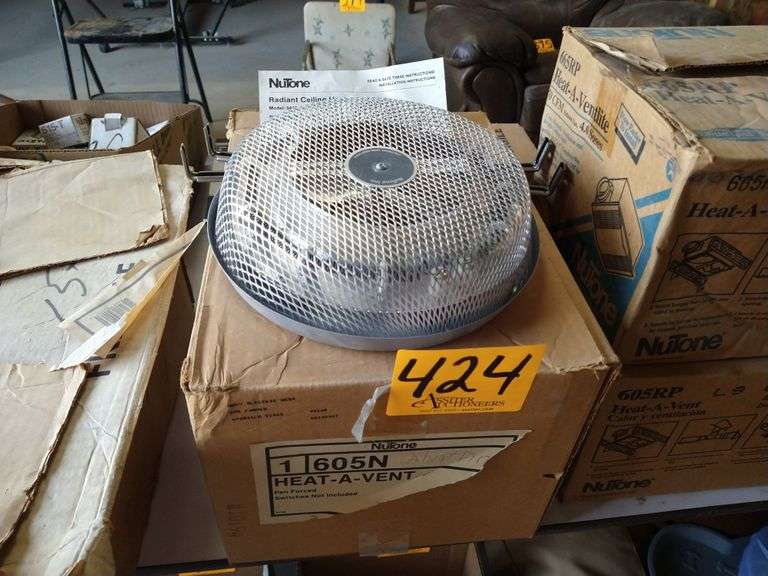 2 Nutone Ceiling Heaters - Assiter Auctioneers