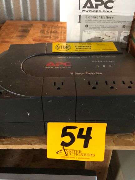 APC Battery Backup Plus Surge Protection - Assiter Auctioneers