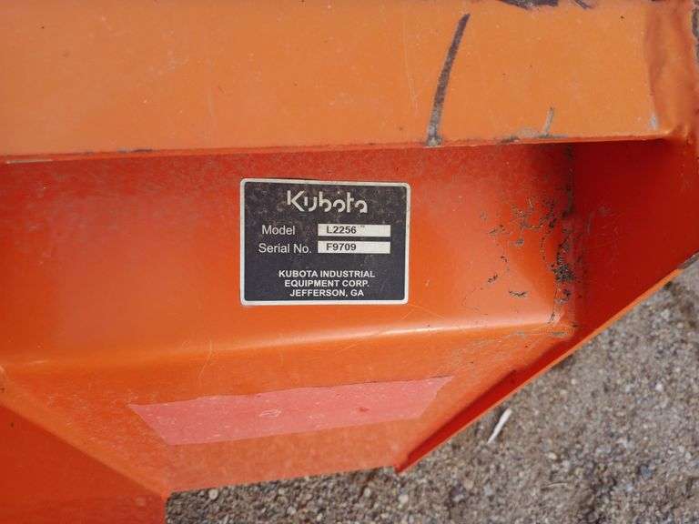 Kubota L2256 Quick Attach Bucket Assiter Auctioneers