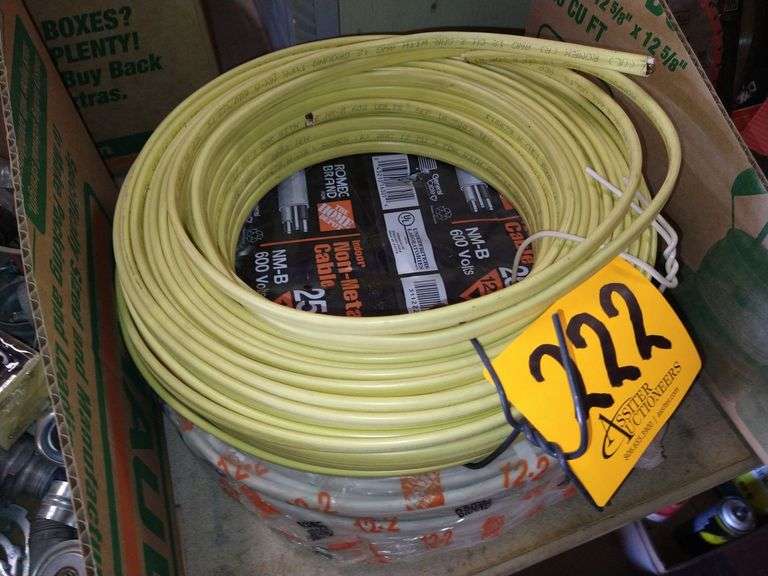 2 Rolls of Romex Wire - Assiter Auctioneers