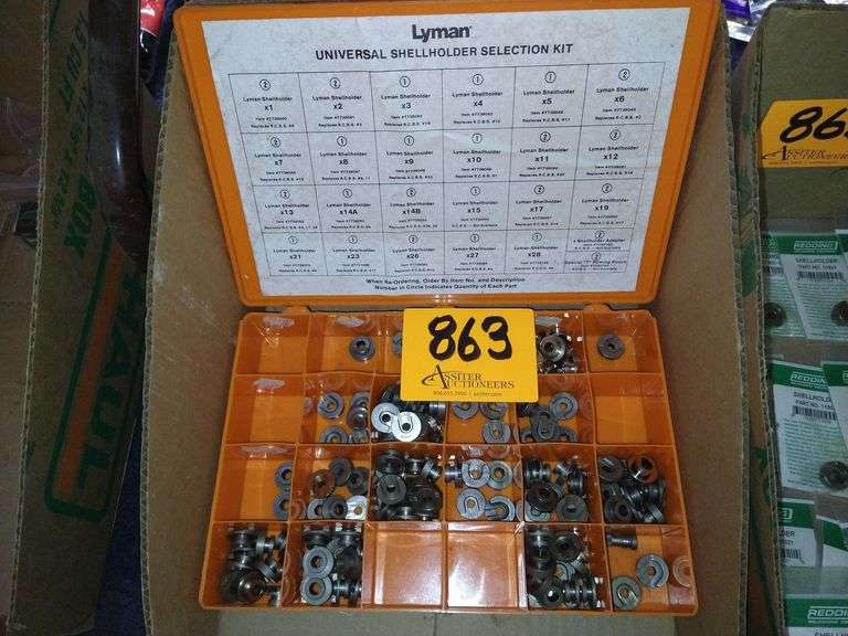 Lyman Universal Shell Holder Selection Kit - Assiter Auctioneers