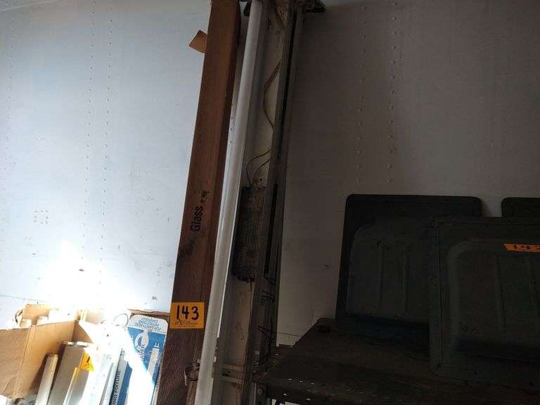 (3) 8ft. Fluorescent Light Fixtures w/Bulbs Assiter Auctioneers