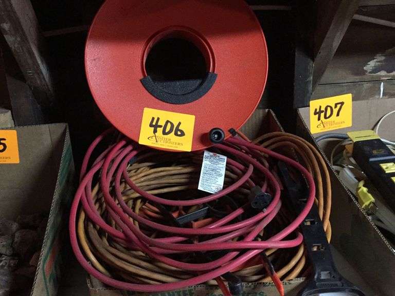 Extension Cords w/ Cord Reel & Holders Assiter Auctioneers