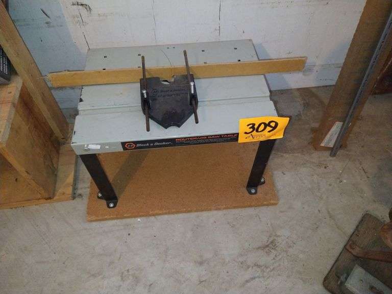 Black & Decker Router/Jig Saw Table Assiter Auctioneers