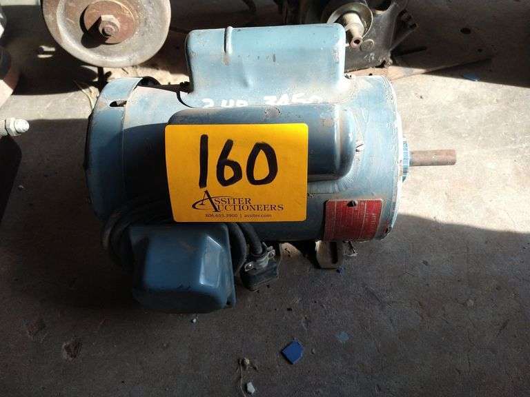 GE Electric Motor, 2hp Assiter Auctioneers