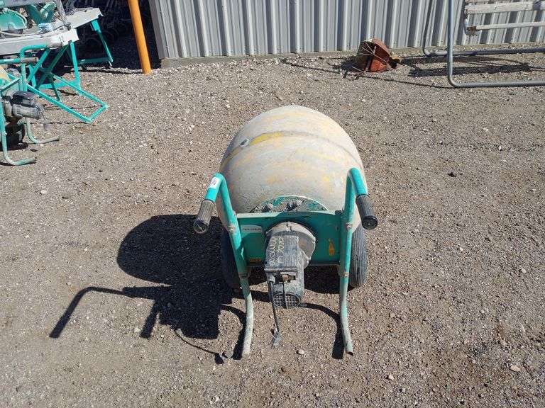 Imer Electric Cement Mixer Wheelman II (POLY DRUM) 5 Cubic Assiter