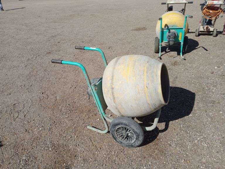 Imer Electric Cement Mixer Wheelman II (POLY DRUM) 5 Cubic Assiter
