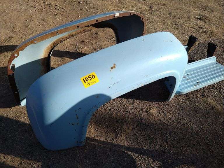 Set Metal Vintage Ford Stepside Fenders Assiter Auctioneers