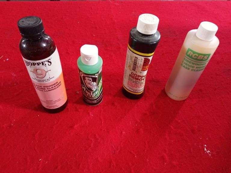 1 Hoppe's 9 Black Powder Gun Bore Cleaner & Patch Lubericant, 1 Frog