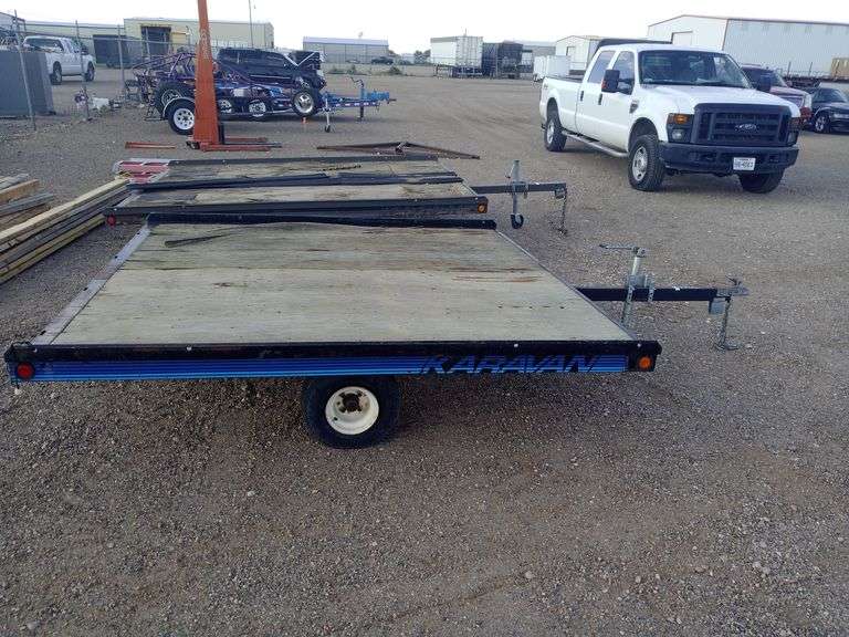 Snowmobile Karavan Flatbed Trailer Assiter Auctioneers