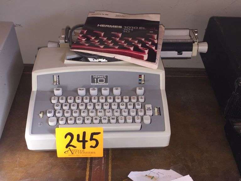 Hermes Electric Typewriter Assiter Auctioneers