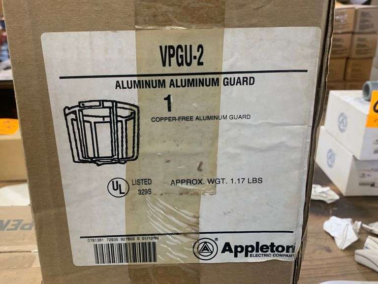 3 Appleton Aluminum Guards VPGU-2 - Assiter Auctioneers
