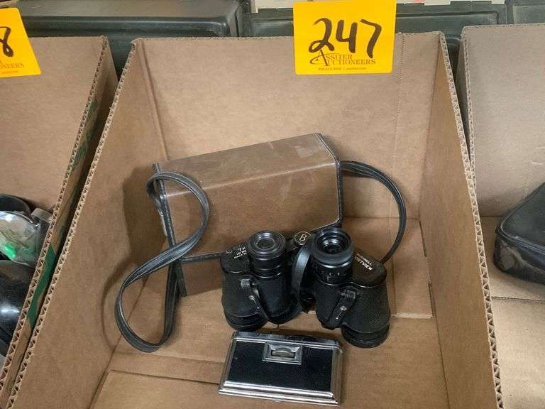 Bushnell Sportview 7 x 35 & Vintage Binoculars Assiter Auctioneers