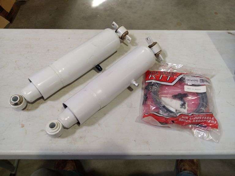 Set of Gabriel Hijackers Air Adjustable Shock Absorbers, Air Hose Kit