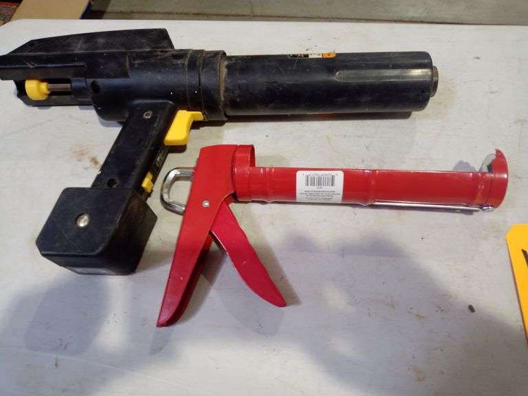 Wagner PowRCaulk 720 DualSpeed Cordless Caulking Gun and Hyper Tough 9