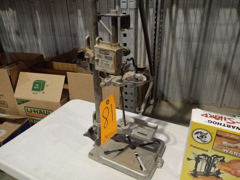 Inbox 6" Dual Buffer, VSharp Diamond Sharpener, Craftsman Drill Press