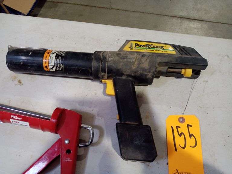 Wagner PowRCaulk 720 DualSpeed Cordless Caulking Gun and Hyper Tough 9