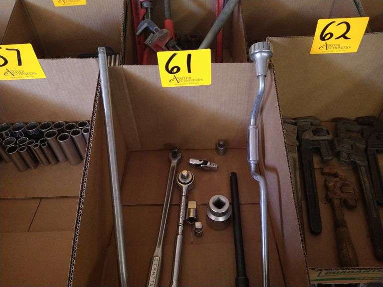 Craftsman 1/2" Drive Breakover, Ratchet, Speed Handle, & Extensions