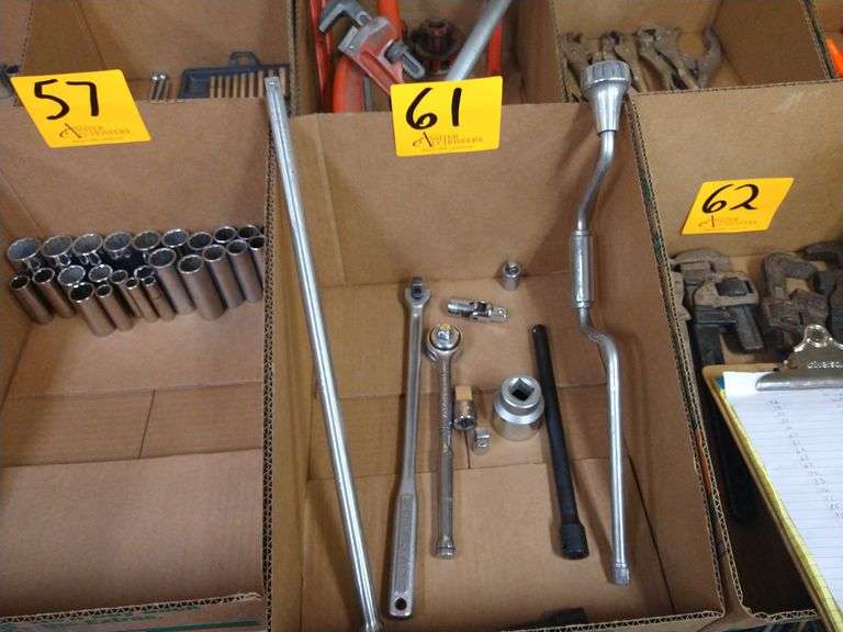 Craftsman 1/2" Drive Breakover, Ratchet, Speed Handle, & Extensions