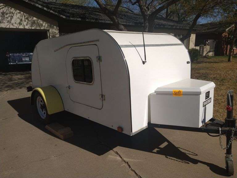 Shop Made Tear Drop Bumper Pull Camper Trailer Assiter Auctioneers