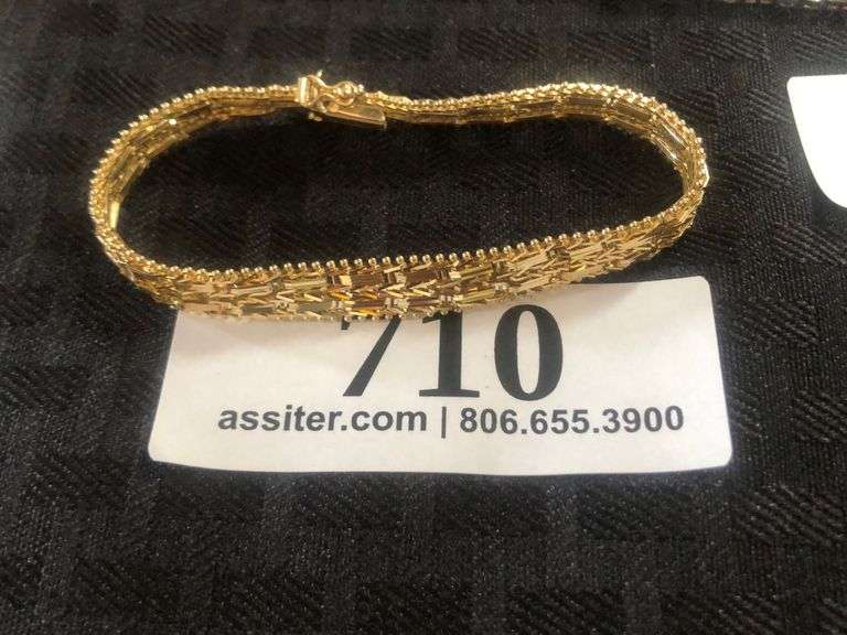 14kt Gold Mexico Bracelet Assiter Auctioneers