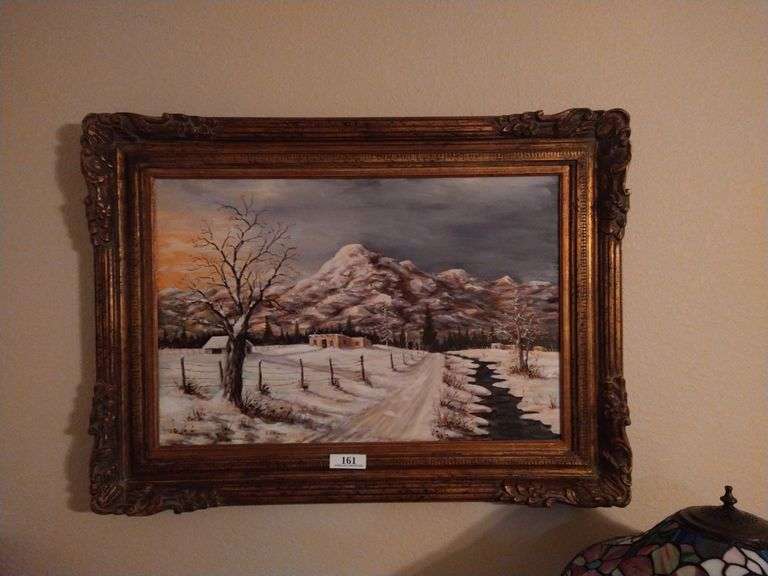 Framed Oil on Canvas by Griffin frame 38 x 28 Assiter Auctioneers