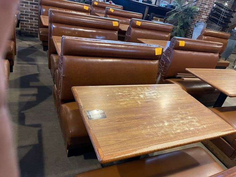 Restaurant Booths & Tables Assiter Auctioneers
