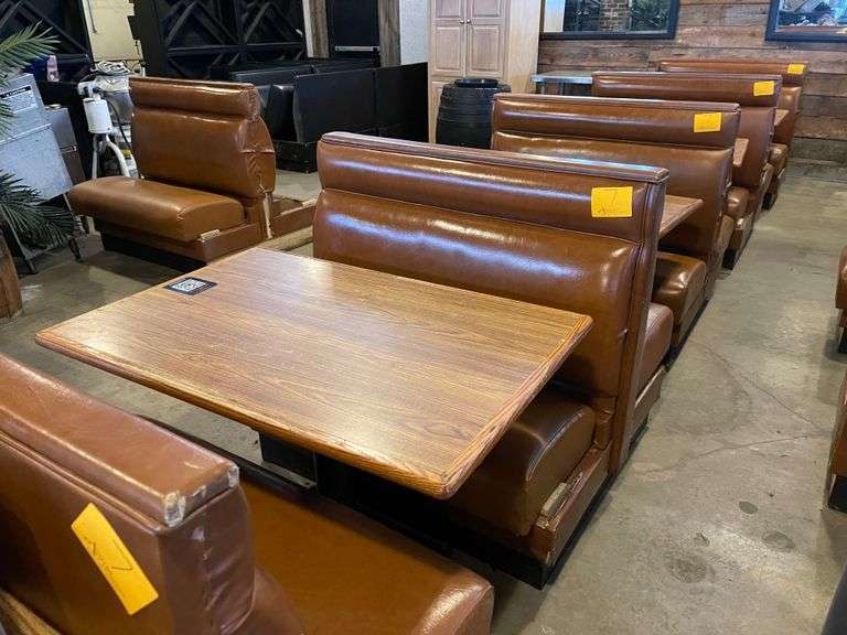 Restaurant Booths & Tables Assiter Auctioneers