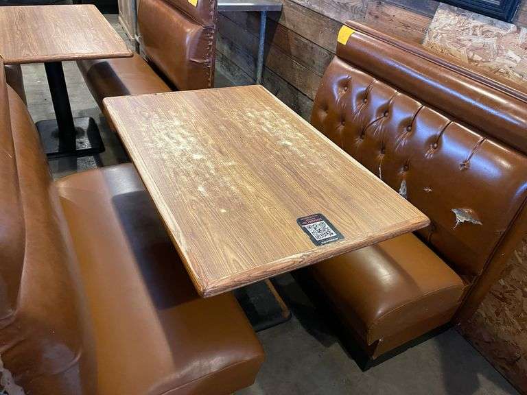Restaurant Booths & Tables Assiter Auctioneers