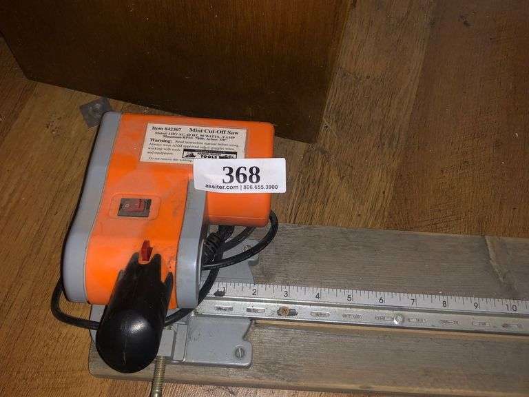 Harbor Freight Mini Cut Off Saw Assiter Auctioneers