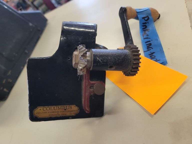 Vintage Columbus Coated Fabrics Leather Pickering Tool Assiter