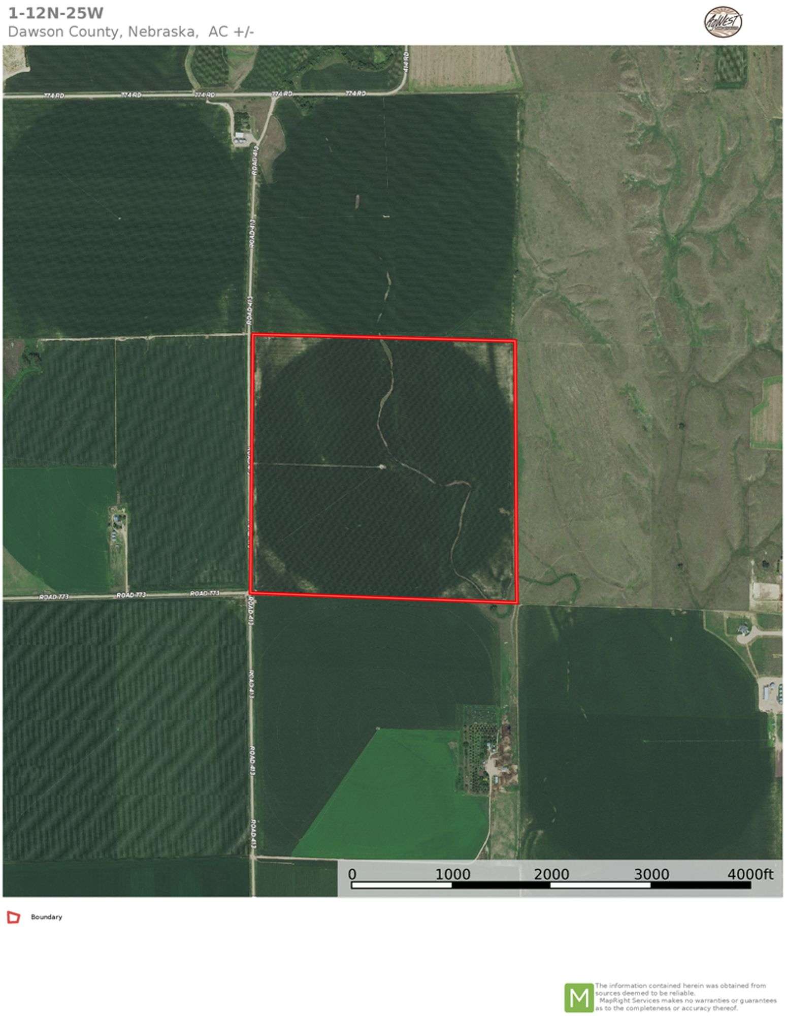 Dawson County, NE Irrigated Farm AgWest Land Brokers
